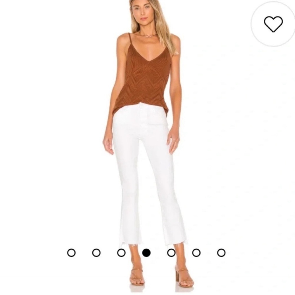 MOTHER The Hustler Ankle Fray Jean Fairest of them All White Sz 32 - Picture 2 of 14